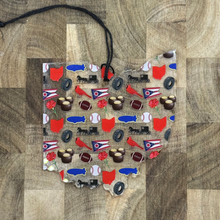 Load image into Gallery viewer, Iconic Ohio ornament- clear acrylic