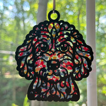 Load image into Gallery viewer, Doodle sun catcher ornament