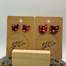 Load image into Gallery viewer, Ohio Buckeye Candy earrings- studs and dangles