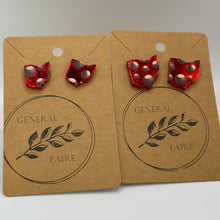 Load image into Gallery viewer, Ohio Buckeye Candy earrings- studs and dangles