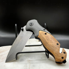 Load image into Gallery viewer, Olive Handle Stainless Knife- Customize me!