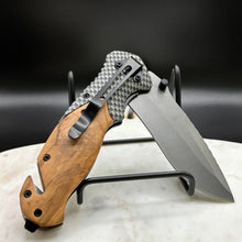 Load image into Gallery viewer, Olive Handle Stainless Knife- Customize me!