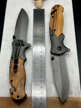 Load image into Gallery viewer, Olive Handle Stainless Knife- Customize me!