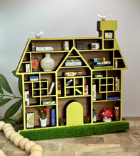 Load image into Gallery viewer, Mini Bookshelf- Yellow House