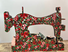 Load image into Gallery viewer, Mini Bookshelf- Floral sewing machine