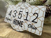 Load image into Gallery viewer, Zip Code Hometown Holiday Collection- Ornament- customize me!