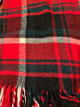 Load image into Gallery viewer, Vintage Troy Leisure Blanket- beautiful Christmas colors!