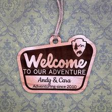 Load image into Gallery viewer, Our Adventure ornament- customize me!