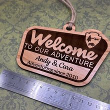 Load image into Gallery viewer, Our Adventure ornament- customize me!