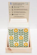 Load image into Gallery viewer, Purple Poppies Swedish Dishcloth