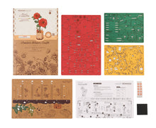 Load image into Gallery viewer, 3D Wooden Flower Puzzle: Red Camellia