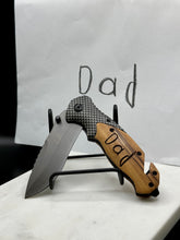 Load image into Gallery viewer, Olive Handle Stainless Knife- Customize me!