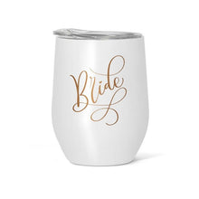 Load image into Gallery viewer, Bride tumbler- white