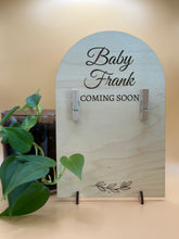 Load image into Gallery viewer, Baby Sonogram Photo Plaque- Custom made