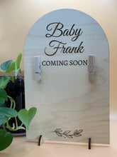 Load image into Gallery viewer, Baby Sonogram Photo Plaque- Custom made