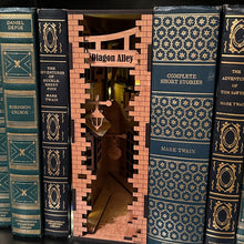 Load image into Gallery viewer, Diagon Alley book nook