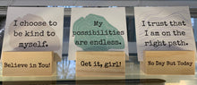 Load image into Gallery viewer, Positive Affirmation Card Set- Customization available