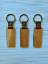 Load image into Gallery viewer, Wood keychain- Personalize me! Custom item