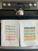 Load image into Gallery viewer, Defiance Retro Name Drop Towel