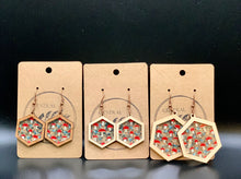 Load image into Gallery viewer, Mushrooms- Red Cap- earrings