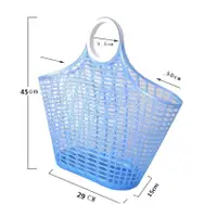Load image into Gallery viewer, Jelly Tote XL with Closing Handle- Available in 4 colors