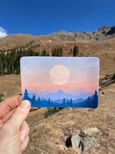 Load image into Gallery viewer, Mountain Sunset- sticker