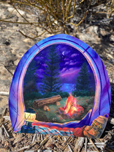 Load image into Gallery viewer, Tent View Campfire- sticker