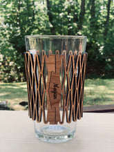 Load image into Gallery viewer, Coffee sleeve with natural hinge- customization available