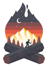 Load image into Gallery viewer, Campfire- sticker