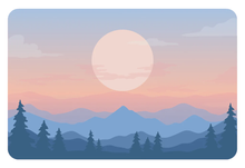 Load image into Gallery viewer, Mountain Sunset- sticker