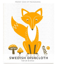 Load image into Gallery viewer, Fox Swedish Dishcloth