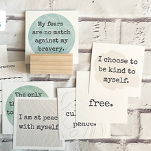 Load image into Gallery viewer, Positive Affirmation Card Set- Customization available