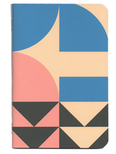 Load image into Gallery viewer, Geometric Series Design #2 - 48 Page Small Notebook