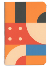 Load image into Gallery viewer, Geometric Series Design #4 - 48 Page Small Notebook