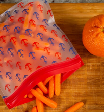 Load image into Gallery viewer, Ziparoos Reusable 3-Piece XL and Sandwich Bag Set - Nautical