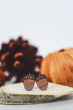 Load image into Gallery viewer, Acorn Wood Studs