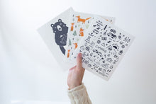 Load image into Gallery viewer, Bear with Mountains Swedish Dishcloth