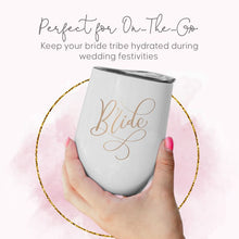 Load image into Gallery viewer, Bride tumbler- white