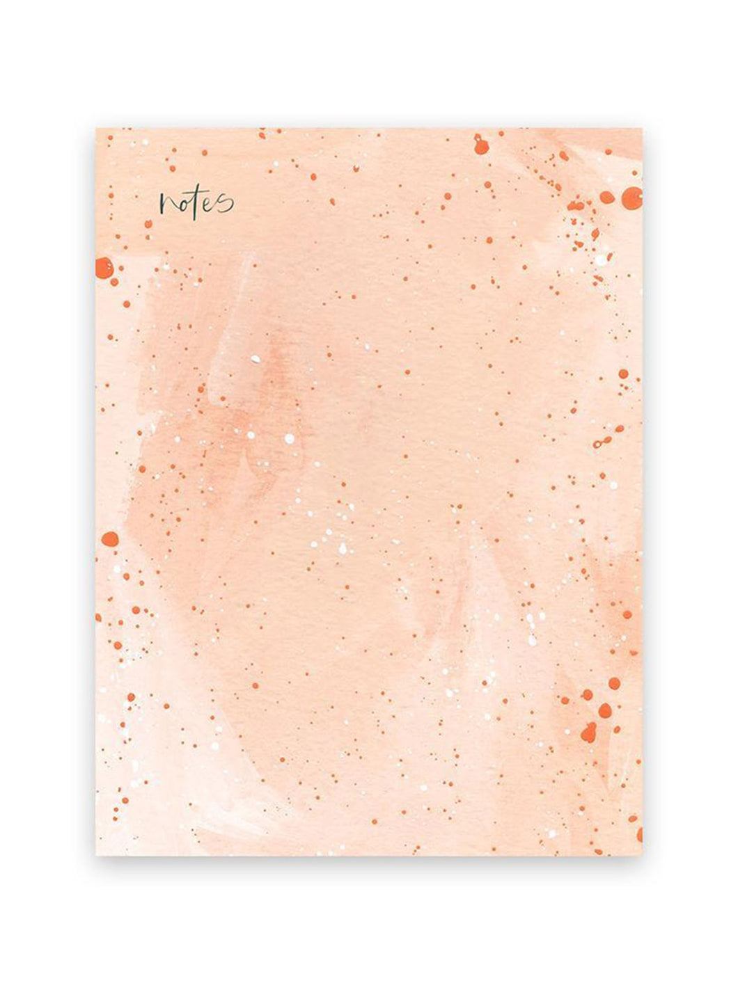 Speckled Zinnia Blank Notepad