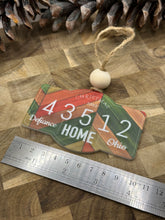 Load image into Gallery viewer, Zip Code Hometown Holiday Collection- Ornament- customize me!
