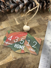 Load image into Gallery viewer, Zip Code Hometown Holiday Collection- Ornament- customize me!
