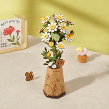 Load image into Gallery viewer, 3D Wooden Flower Puzzle: Chamomile
