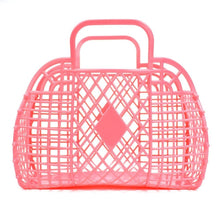 Load image into Gallery viewer, Retro Style Jelly Tote- Available in 3 colors
