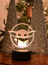 Load image into Gallery viewer, Baby Yoda acrylic light
