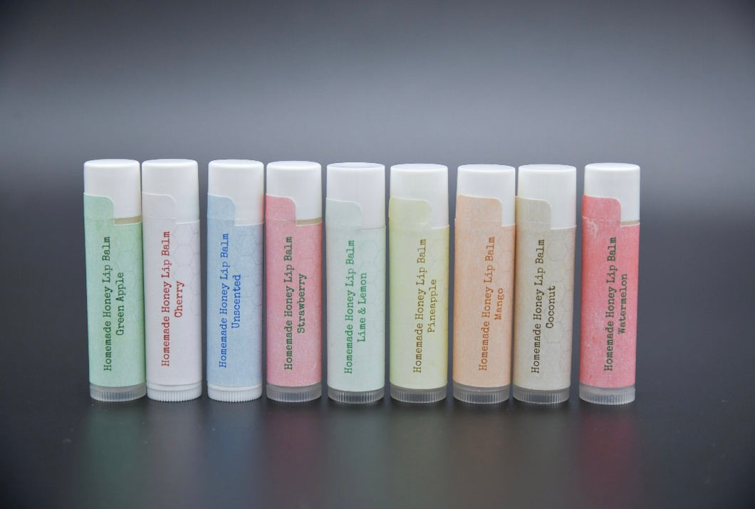 Honey Lip Balm- many scents available