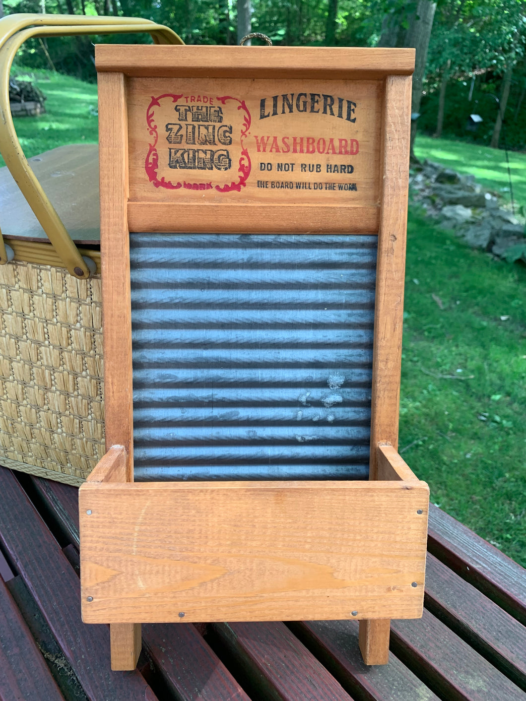 Vintage Lingerie Washboard- The Zing King