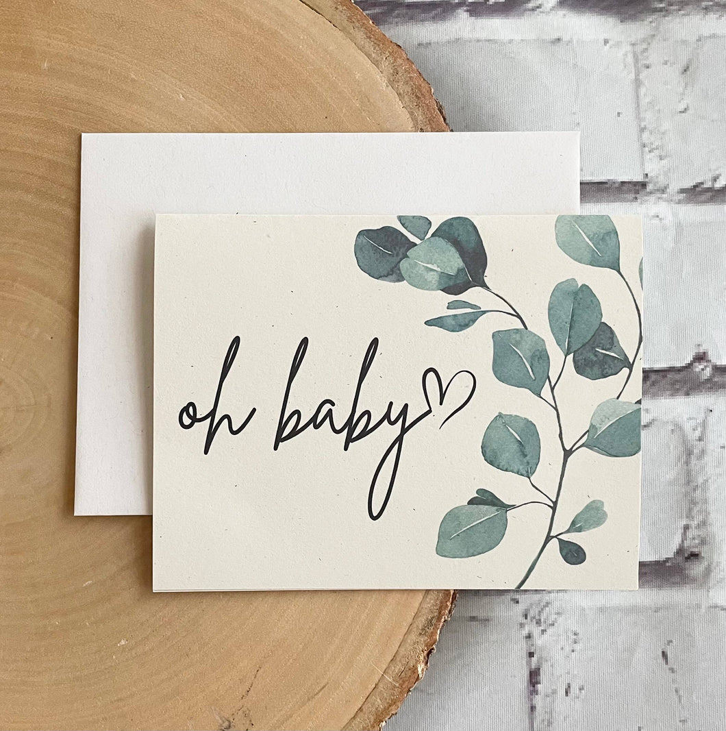 Baby Shower Card | Oh Baby