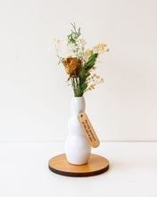 Load image into Gallery viewer, Mini Dried Floral Vase &amp; Wood Gift Tag- I miss you
